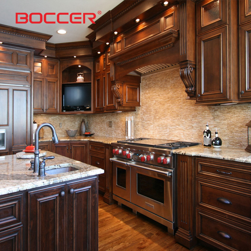 E0-Grade Eco-Friendly Solid Wood Cabinet